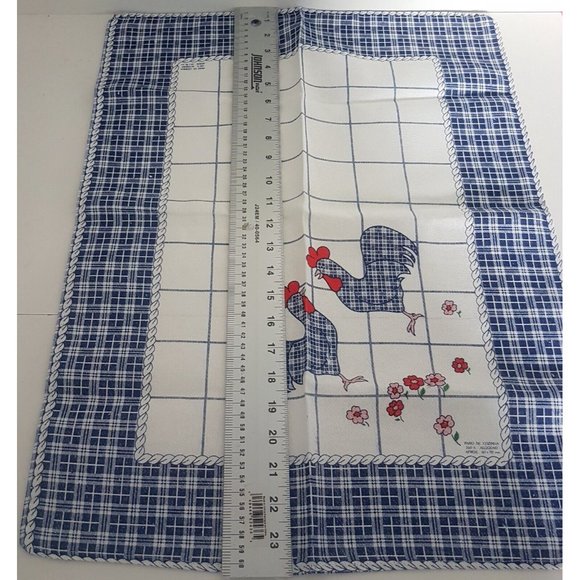 Portugal Colorful Tea Towel Kitchen Rooster 100% Cotton Birds Flowers Souvenir - Picture 6 of 9
